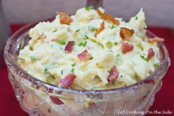 Post image for Bacon, Sour Cream & Chive Mashed Potatoes