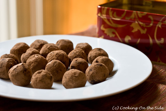 milk chocolate truffles