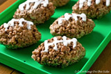 Cocoa Rice Krispies Football Treats