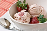 Homemade Strawberry Ice Cream