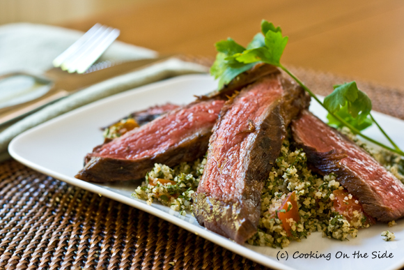 Grilled Steak Tabbouleh Salad