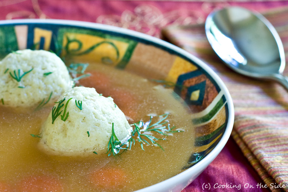 Recipe Matzo Ball Soup Cooking On The Side