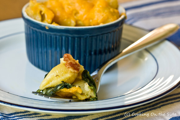 Spinach-Bacon Macaroni & Cheese