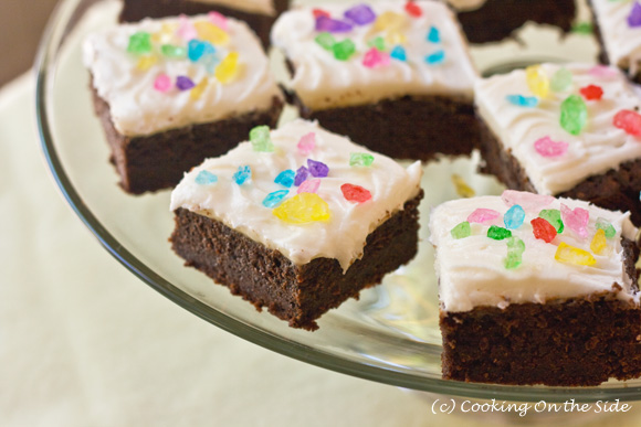 Coffee Fudge Brownies