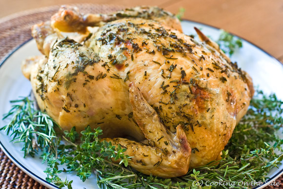 Herb-Crusted Roast Chicken