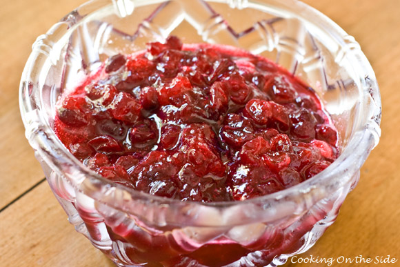 Recipe Cranberry Sauce Cooking On The Side