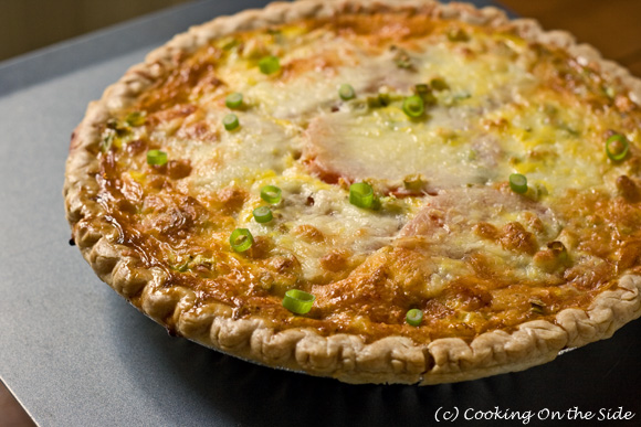 Recipe: Crab, Scallion and Tomato Quiche | Cooking On the Side