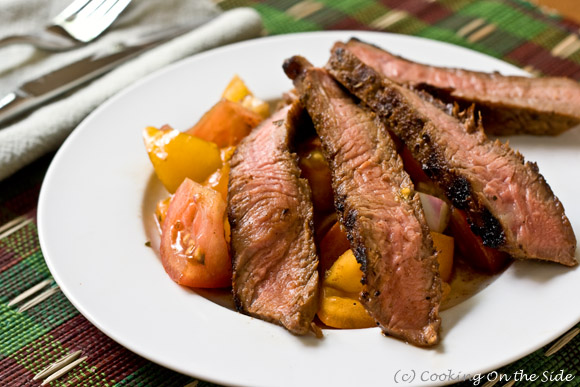 Post image for Sweet & Spicy Grilled Steak with Tomato Relish