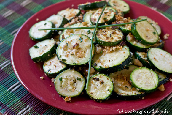 Post image for Zucchini with Walnuts & Chives