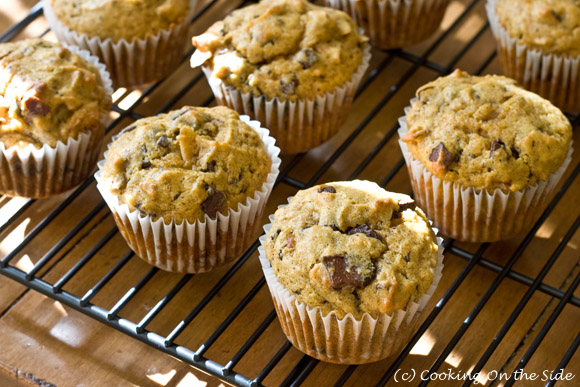 Pumpkin Chocolate Chunk Muffins