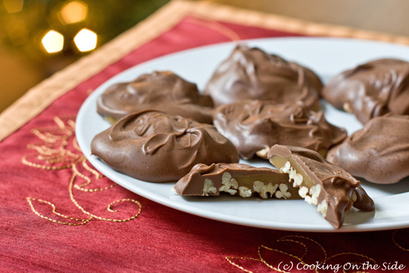 Pecan & Caramel Chocolate Clusters