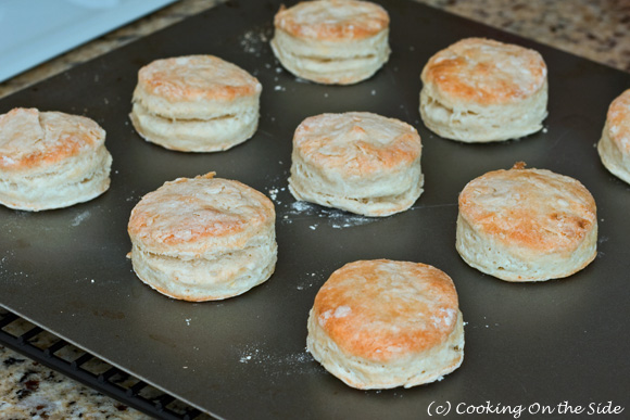 I baked all 3 batches of biscuits