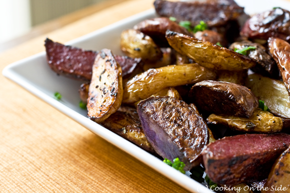 Balsamic Roasted Fingerling Potatoes