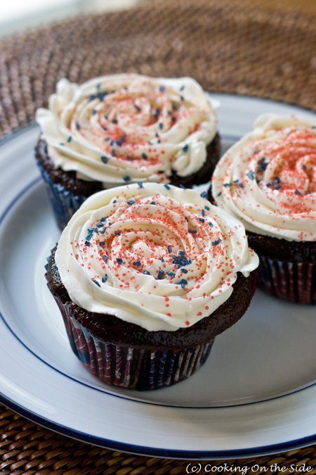 Chocolate Cupcakes with Swiss Meringue Buttercream Frosting