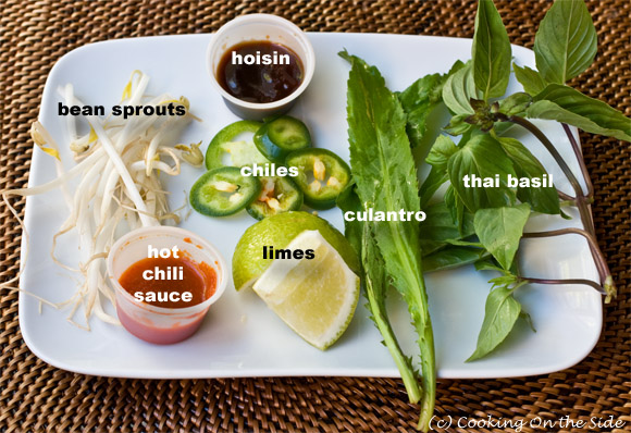 Pho condiments