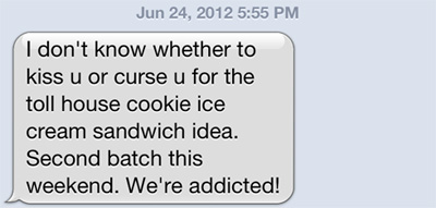 I received a great text from a friend...