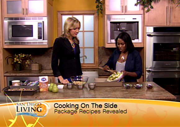 My Pear Crisp demo on San Diego Living