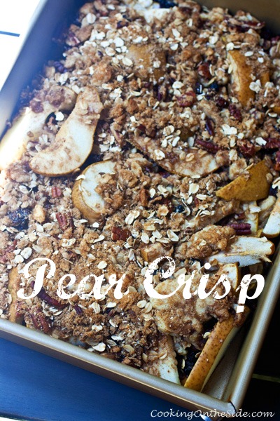 Post image for Pear Crisp…and One Busy Summer