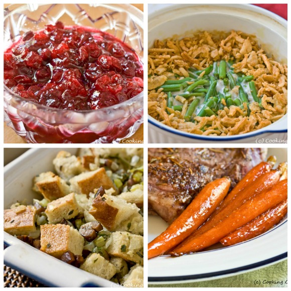 Thanksgiving Sides and more...get the recipes at www.cookingontheside.com #thanksgiving